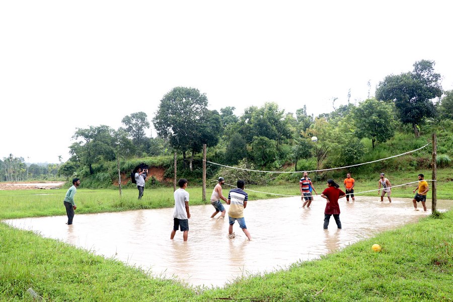 Mud Volleyball