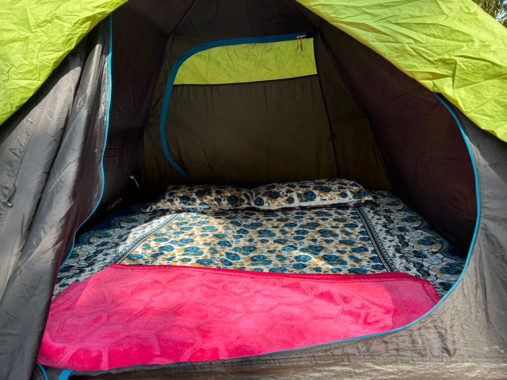 Tent inside view